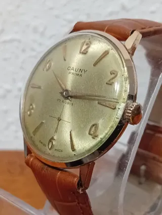 Reloj Cauny Prima 17 Rubis Suizo