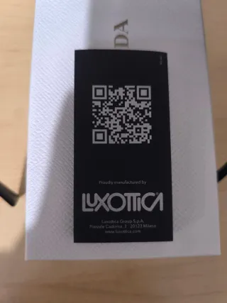 Gafas de Sol Prada SPR17W Negras Originales