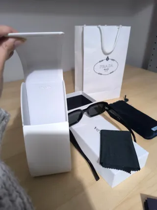 Gafas de Sol Prada SPR17W Negras Originales