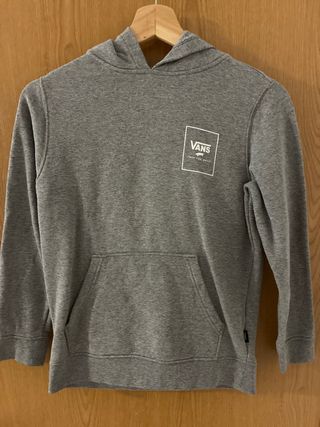 Sudadera Gris Vans talla small 8-9 años