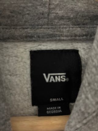 Sudadera Gris Vans talla small 8-9 años