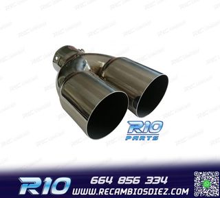 COLA ESCAPE REDONDA DOBLE ACERO INOX