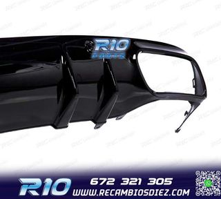 DIFUSOR MERCEDES CLASE C C205 COUPE 14-18 AMG PDC + COLAS ES