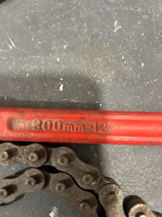 Llave de cadena antigua Rothenberger 12