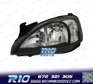 FAROS PARA OPEL CORSA C 00-06 FONDO NEGRO