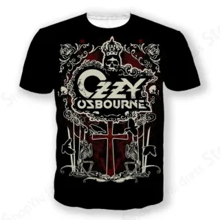 Camiseta Ozzy Osbourne 3D Black Sabbath