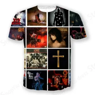 Camiseta Ozzy Osbourne 3D Black Sabbath
