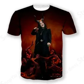 Camiseta Ozzy Osbourne 3D Black Sabbath