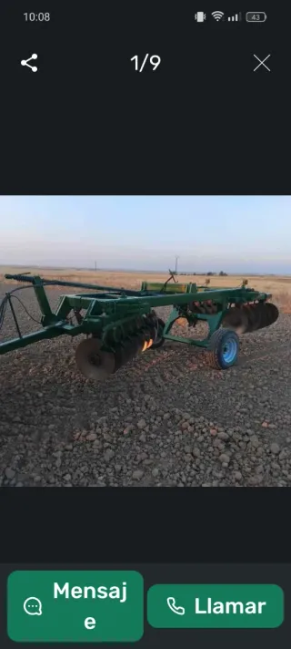 Grada de discos en X