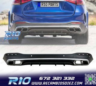 DIFUSOR MERCEDES GLE W167 20- + COLAS ESCAPE LOOK AMG GLE63