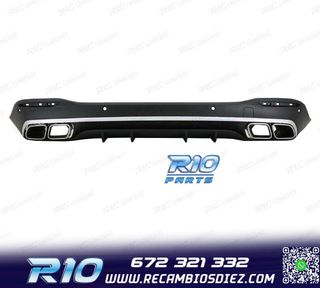 DIFUSOR MERCEDES GLE W167 20- + COLAS ESCAPE LOOK AMG GLE63