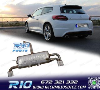 SILENCIOSO ESCAPE VOLKSWAGEN VW SCIROCCO 08- LOOK R