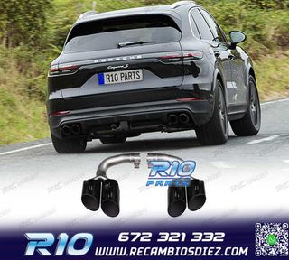 COLAS ESCAPE PORSCHE CAYENNE 17- LOOK S NEGRO