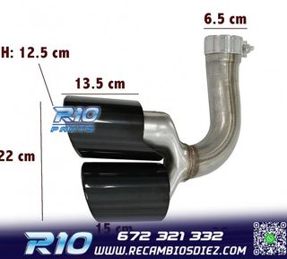 COLAS ESCAPE PORSCHE CAYENNE 17- LOOK S NEGRO