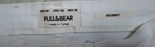 Pantalones Pull&Bear blancos rotos