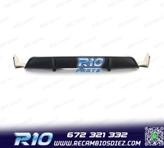 DIFUSOR BMW X6 F16 14-19 NEGRO BRILLO
