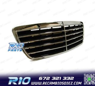 PARRILLA MERCEDES CLASE E W210 99-02 CROMADA