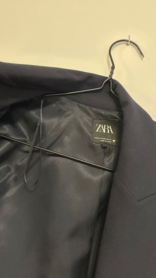 Blazer Zara Azul Marino