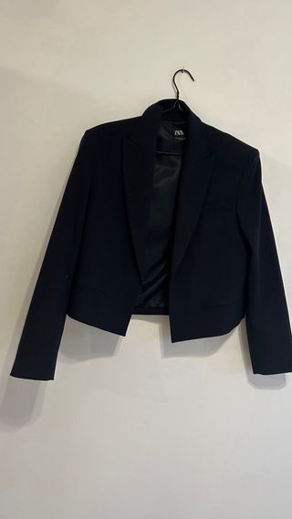 Blazer Zara Azul Marino