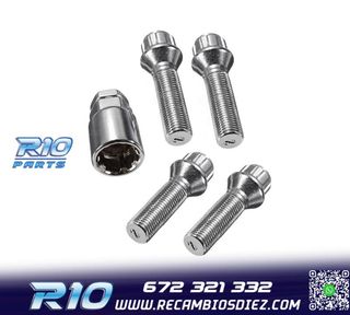 TORNILLOS ANTIRROBO LARGOS 12X125 CÓNICO