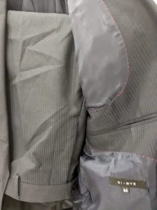 Traje Di-Bye Raya Diplomática Azul Marino y Gris