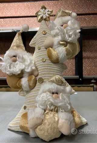 Addobbo Natalizio Albero con Babbo Natale