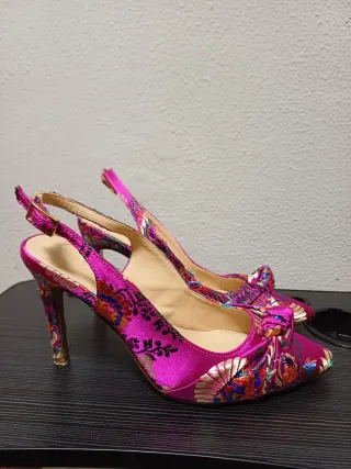 Conjunto Zapatos y Bolso Fiesta Talla 40