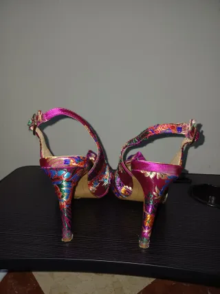 Conjunto Zapatos y Bolso Fiesta Talla 40