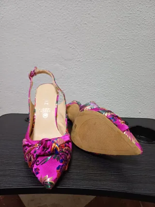 Conjunto Zapatos y Bolso Fiesta Talla 40