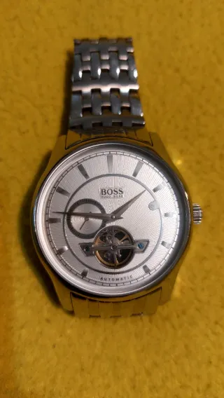 Orologio BOSS Uomo Automatico Argento Bianco