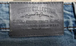 Pantalón Bruno Leoni Azul Roto