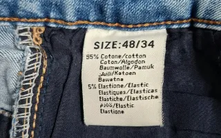 Pantalón Bruno Leoni Azul Roto