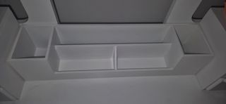 Tocador blanco con espejo