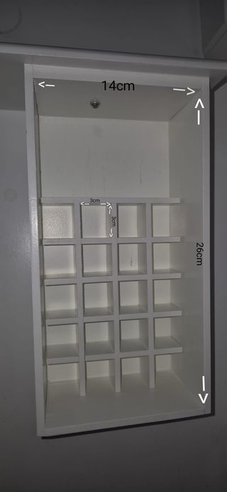 Tocador blanco con espejo