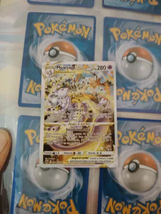 Carta Pokémon Mewtwo V ASTRO 280 HP