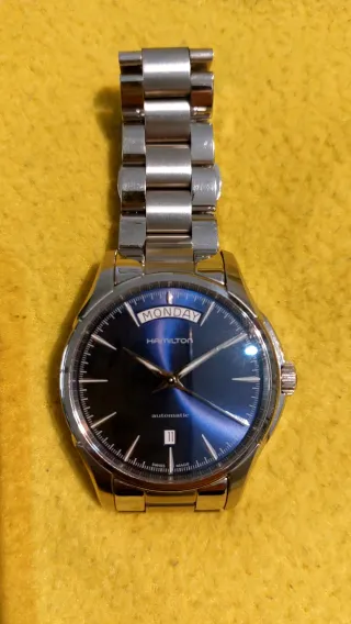 Orologio Hamilton automatico day-date blu