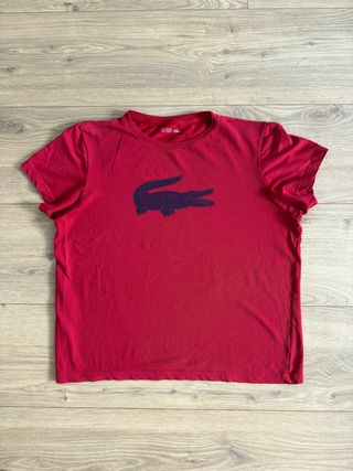 Camiseta Lacoste Roja Talla XL