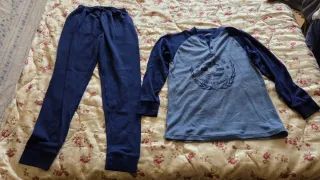 Due Pigiami invernale uomo blu