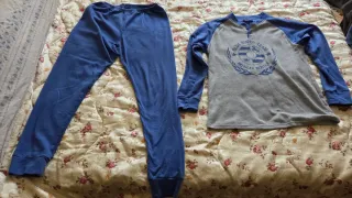 Due Pigiami invernale uomo blu