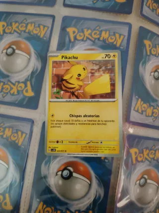 Carta Pokémon Pikachu Edición Nueva