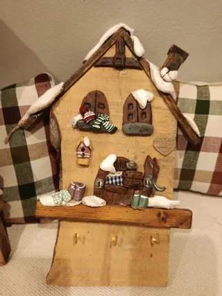 Casita Llavero Invierno