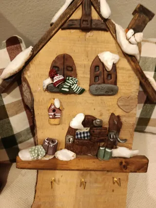 Casita Llavero Invierno