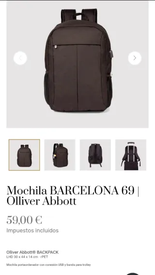 Mochila ordenador