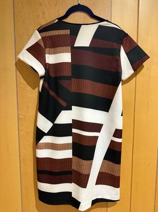 Vestido estampado geométrico