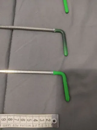 Set 7 grucce metallo gonne/pantaloni