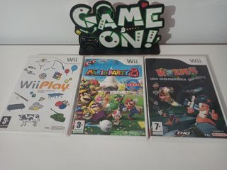 Lote Wii: Mario Party 8, Worms, Wii Play