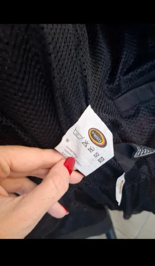 Chaqueta Cuero Moto Held Negra Mujer