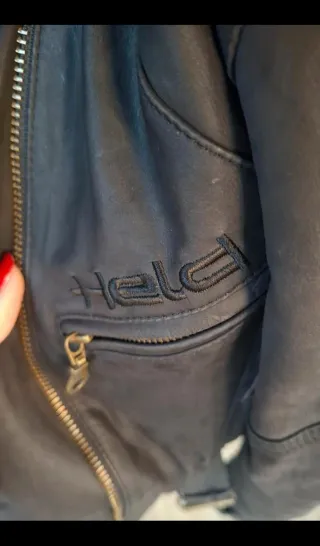 Chaqueta Cuero Moto Held Negra Mujer