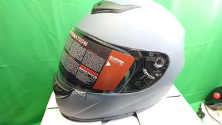 Casco Moto Integral Favoto Gris Talla M