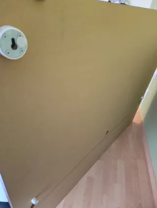 Cabecero MALM 160cm negro/marrón